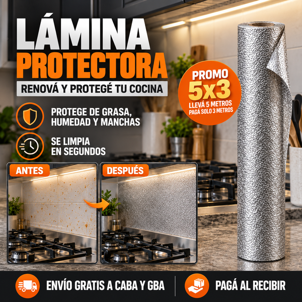 AluProtect™ | Protegé tu cocina de humedad y grasa