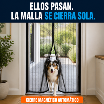 MosquiMag™ | Cortina Mosquitera para Puertas