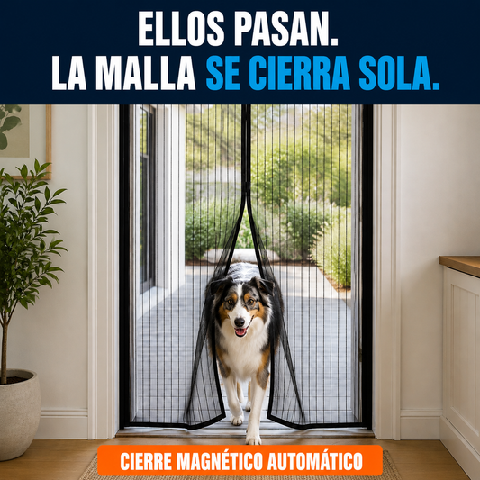 MosquiMag™ | Cortina Mosquitera para Puertas