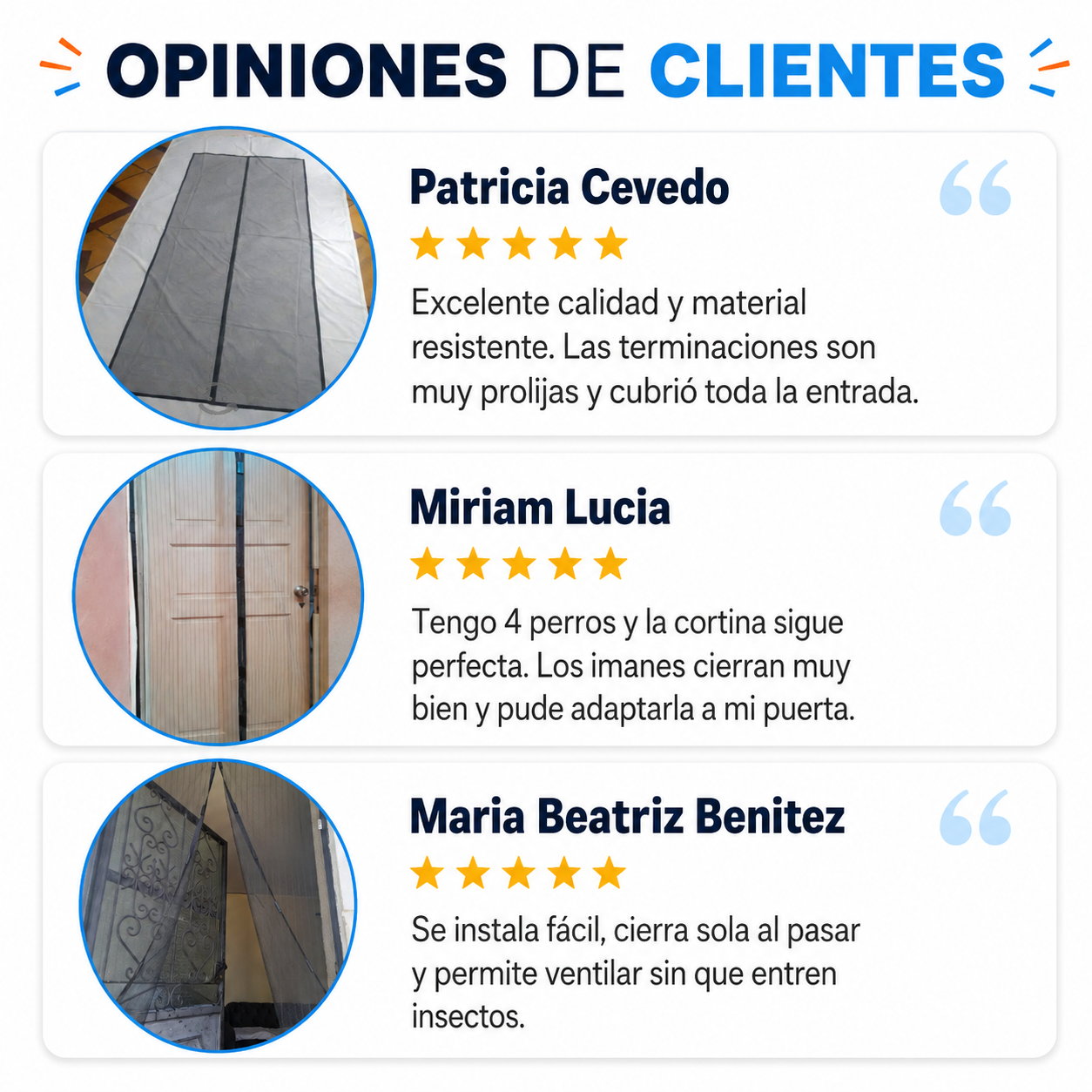 MosquiMag™ | Cortina Mosquitera para Puertas