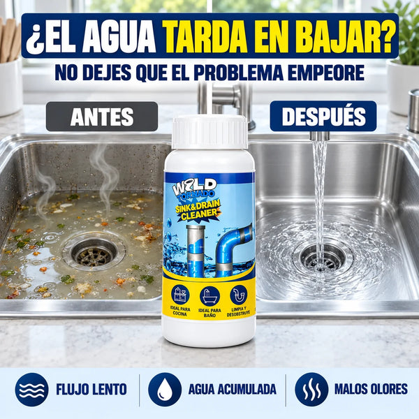 WildTornado™ | Destapá tus cañerías sin esfuerzo