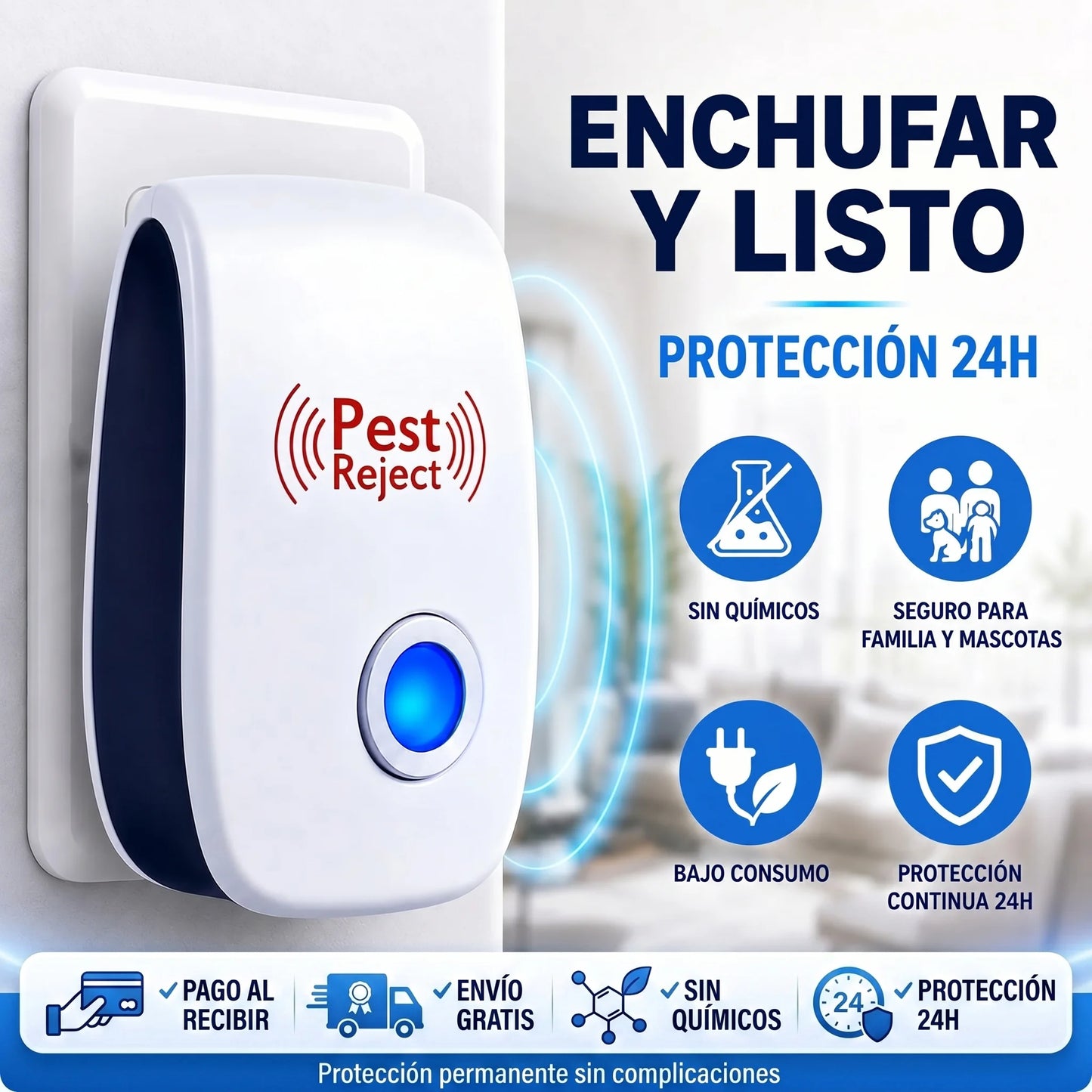 Pest Reject™ | Protección Anti-Plagas sin Quimicos