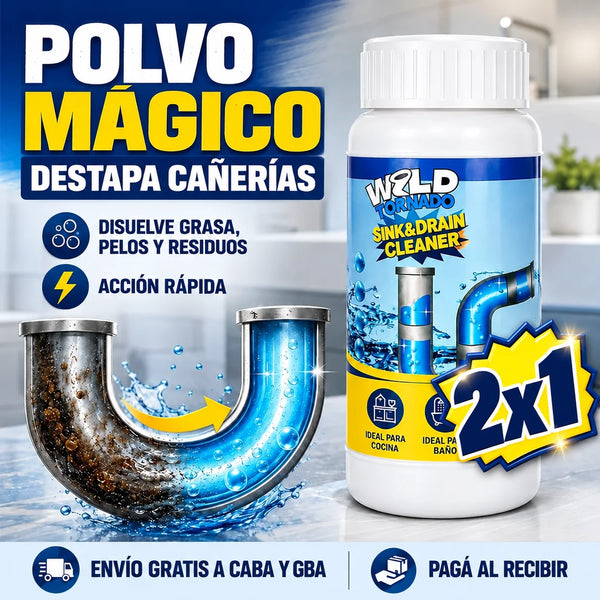 WildTornado™ | Destapá tus cañerías sin esfuerzo