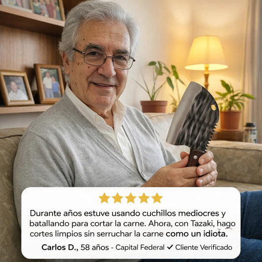 TAZAKI™| Cuchillo Japonés Acero Profesional-Inoxidable